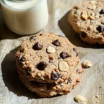3-Ingredient Protein Cookies: Simple, Healthy, and Delicious 6 Stack of 3-ingredient protein cookies with milk