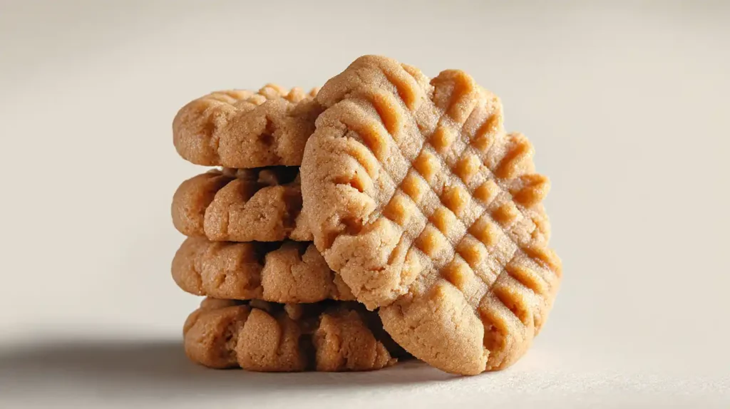 3 Ingredient Cookies – Simple, Sweet, and Ready in Minutes 3 ingredient cookies 3 ingredient cookies stacked on rustic table