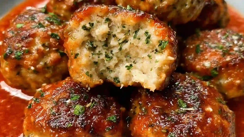 Air Fryer Meatballs Chicken – Easy, Juicy, and Flavor-Packed air fryer meatballs chicken Air fryer chicken meatballs served fresh