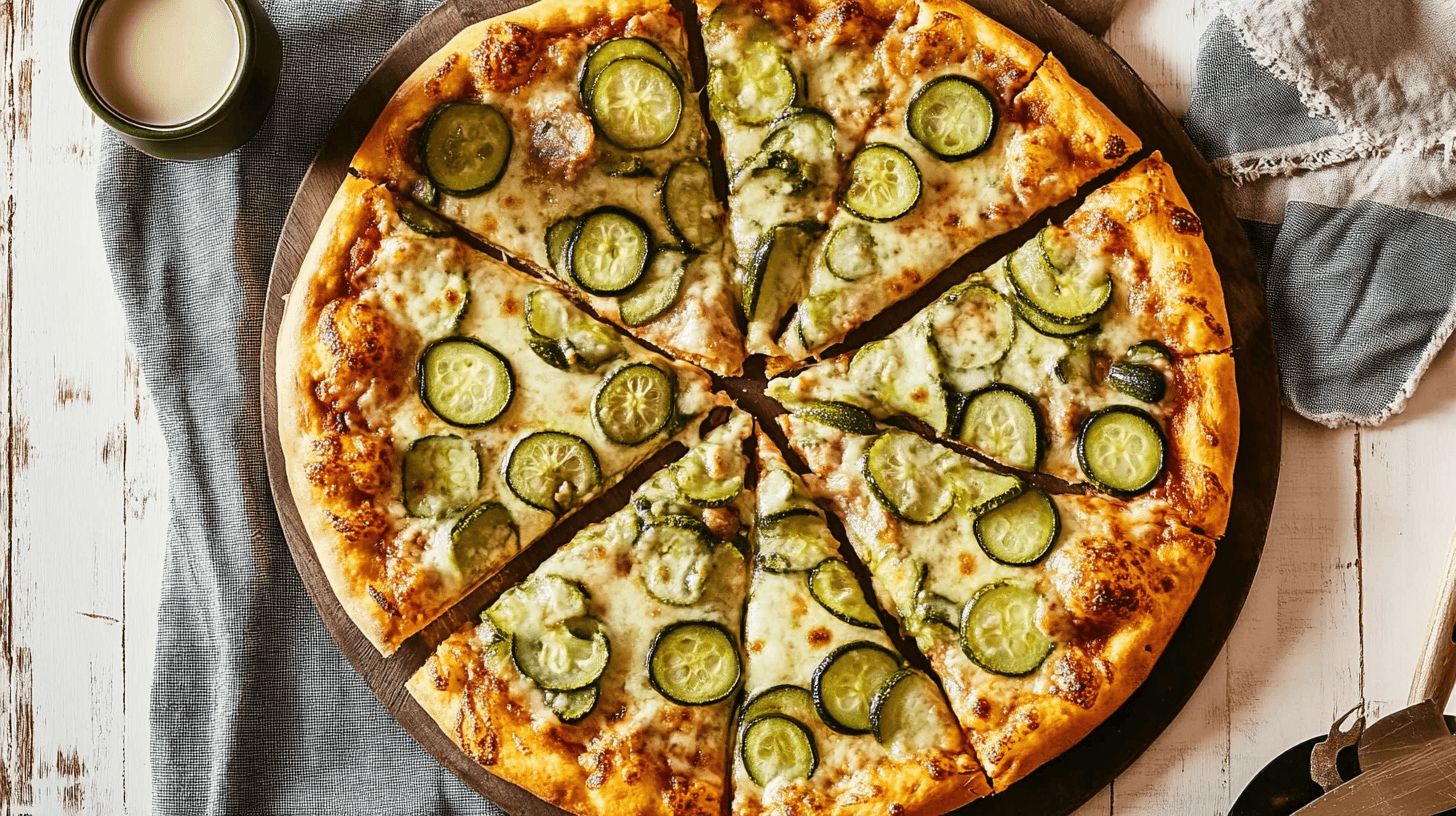 Pickle Pizza: The Best Tangy Twist You Need to Try 2 Pickle pizza with ranch and pickles