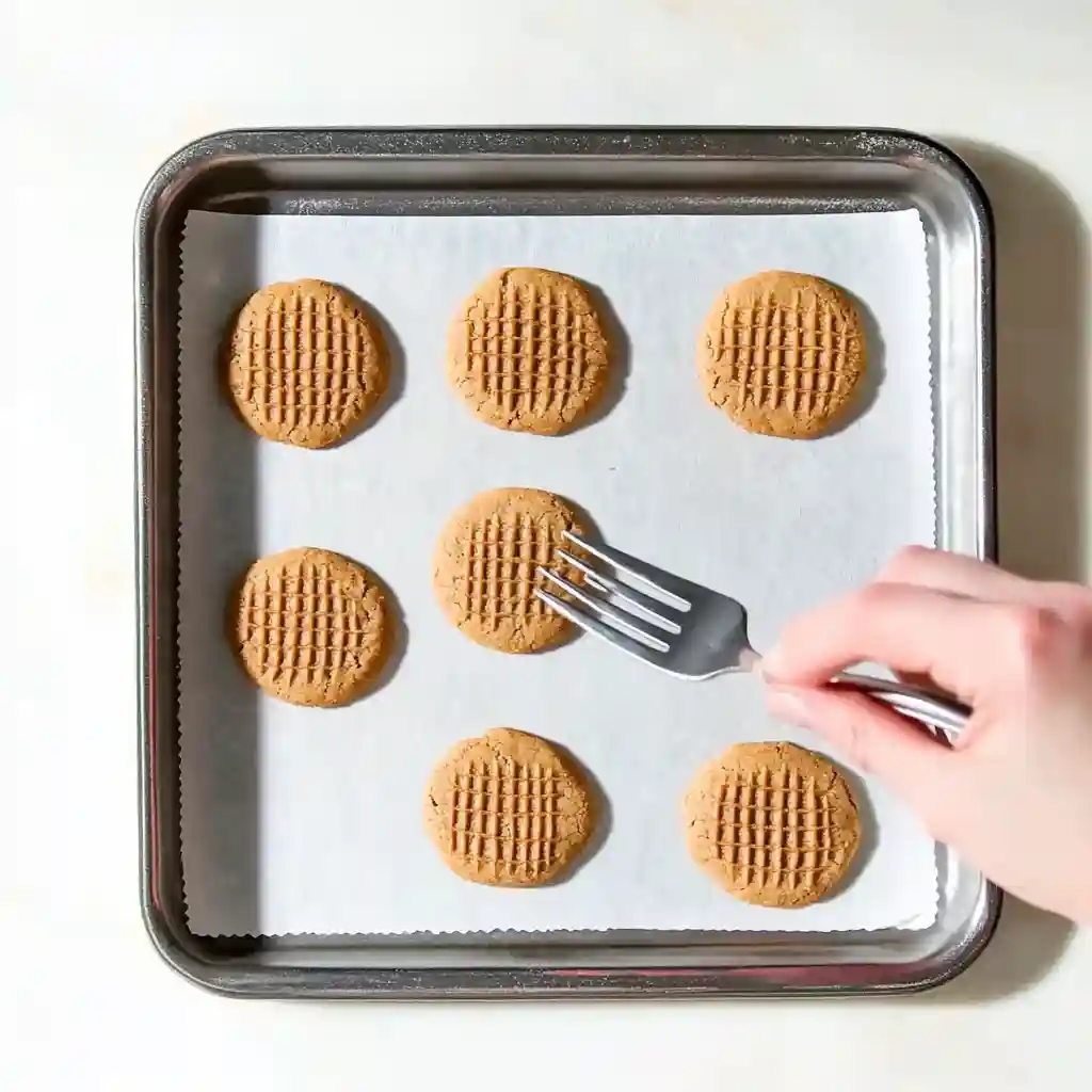 3 Ingredient Butter Cookies with Egg – Quick, Easy, Delicious 3 ingredient butter cookies with egg step of flatten each 3 ingredient butter cookie with egg with a fork