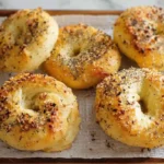 3 Ingredient Bagels: Easy, Protein-Rich, No Yeast Recipe 3 ingredient bagels 3 ingredient bagels with everything seasoning