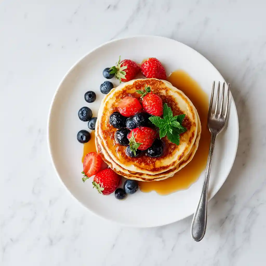 Pancake 3 Ingredient – Quick, Fluffy, and Foolproof Breakfast pancake 3 ingredient Served 3 ingredient pancakes with toppings
